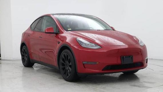 TESLA MODEL Y 2020 5YJYGDEE7LF037787 image